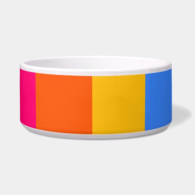 Tigela Stripes Arco-íris (Frente)