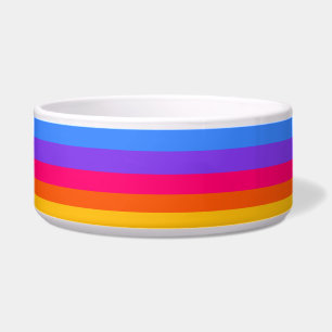 Tigela Stripes Arco-íris