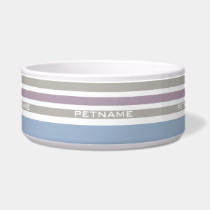 Tigela Stripes Monograma personalizado de padrão
