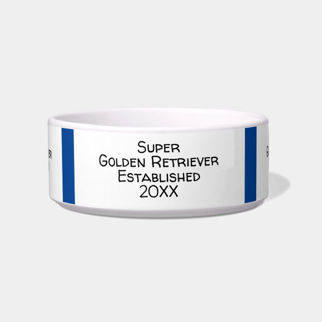 Tigela Super Ouro Retriever Estabelecido 20XX (Frente)