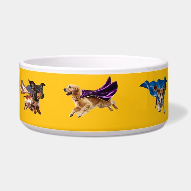 Tigela Superhero Dog Bowl (Frente)