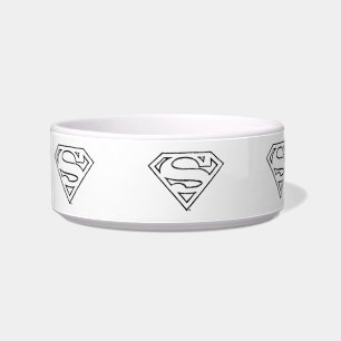 Tigela Superman S-Shield Logotipo preto Simples