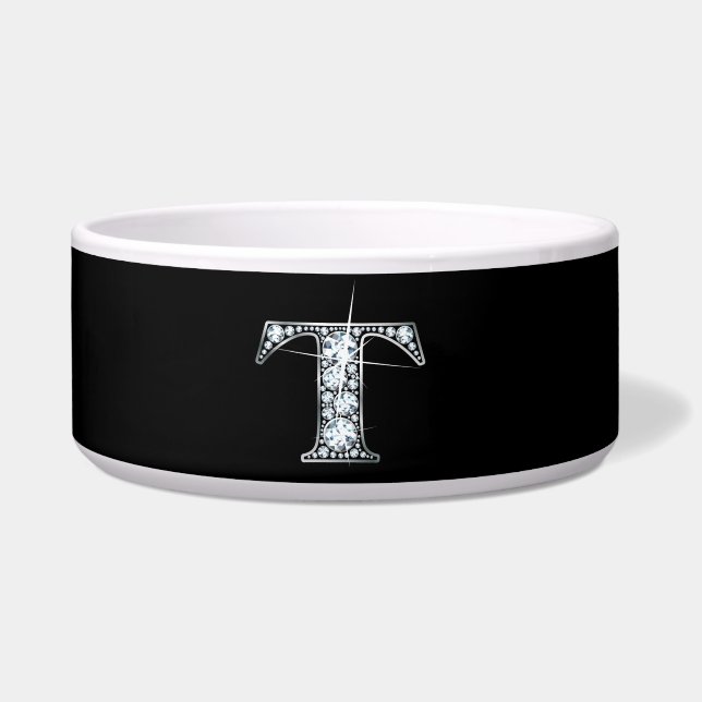 Tigela T "Diamond Bling" Pet Bowl (Frente)