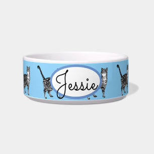 Tigela Tabby Cat Cats Animal Pastel Blue Cute Pet Name