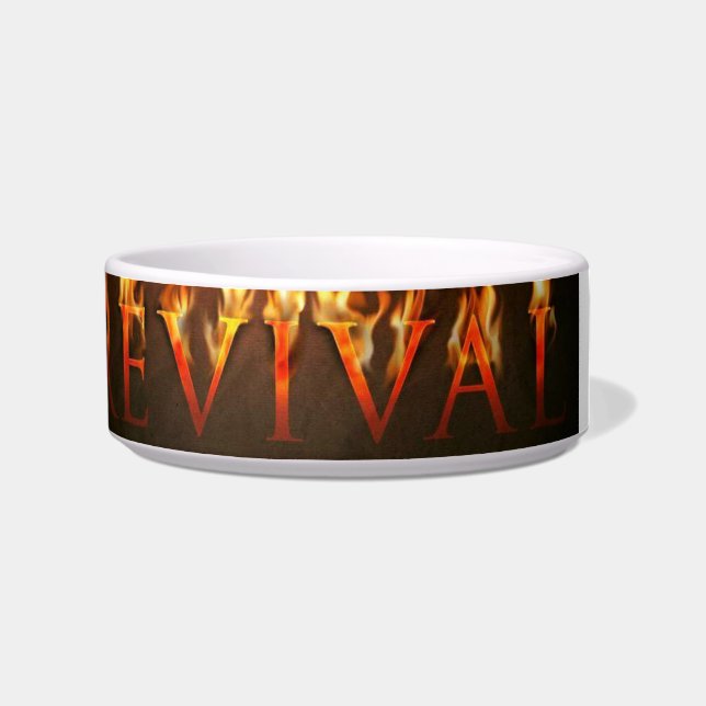 Tigela taça de estimação média - cristão (Direita)