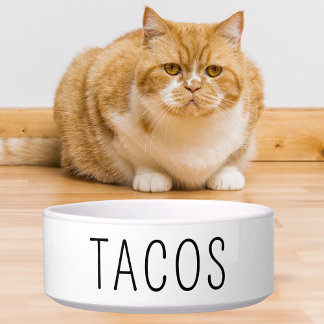Tigela Tacos Tequila Engraçado Cachorro Gato Pet Pover Da