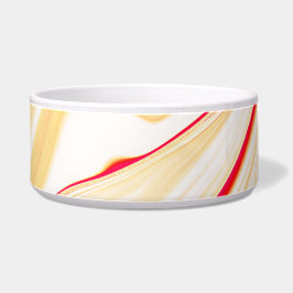 Tigela Tecido ondulado com tons beges claros, curva rosa