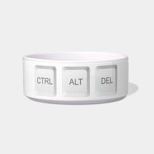 Tigela Teclado do computador DEL CTRL ALT ALT do Slippery