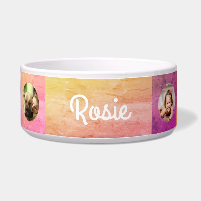 Tigela Tela de Comida de Cachorro Cerâmico Verificada - H (Frente)