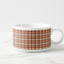 Terracotta Lodge Terracotta & Creme Xadrez Tartan