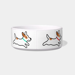 Tigela Terriers Jack Russell Fofos - Prato Divertido para