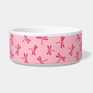 Tigela Teste padrão japonês da libélula, rosa coral cl