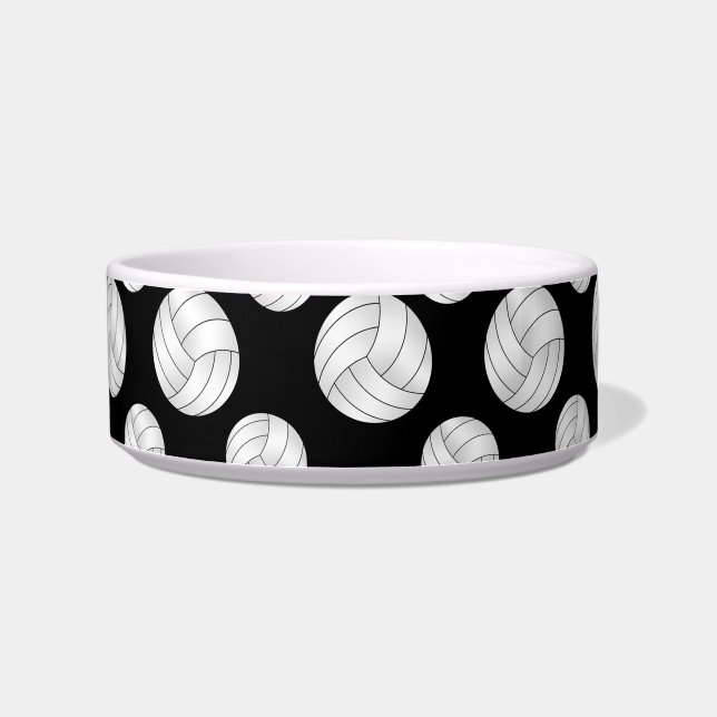 Tigela Teste padrão preto do voleibol (Direita)
