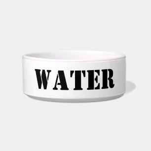 Tigela Texto personalizado preto moderno, branco, bacia d