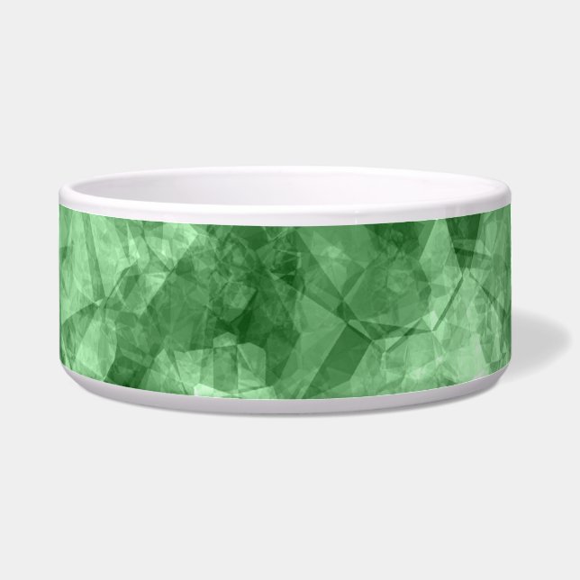 Tigela Textura verde escura amassada (Frente)