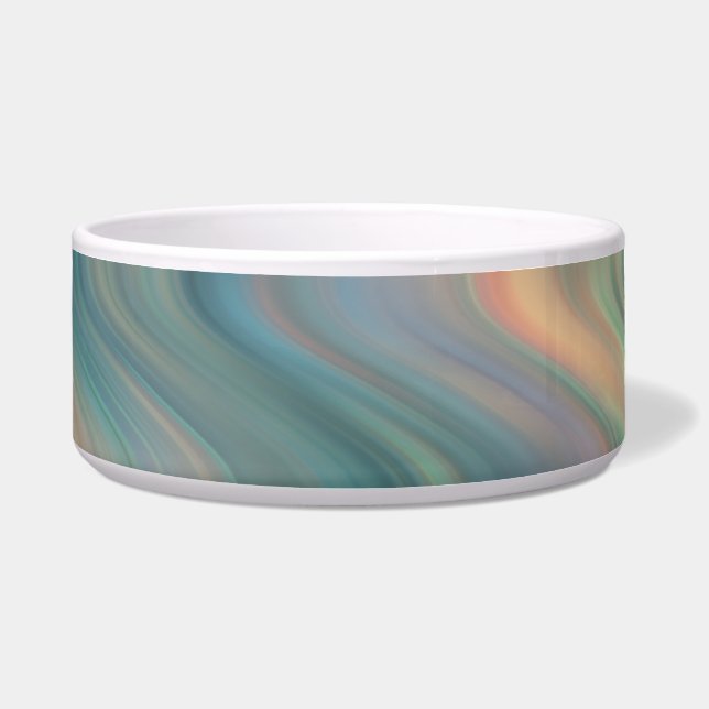 Tigela Textura Wavy Iris Azul (Frente)