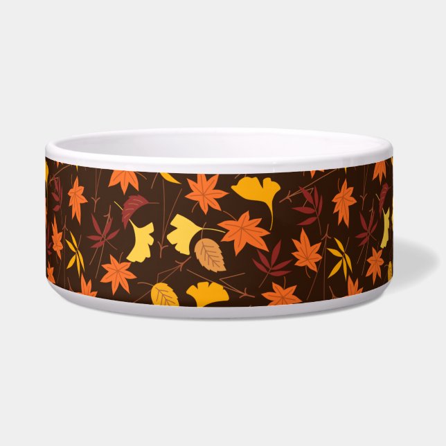 Tigela Thanksgiving Maple Fall Pattern (Frente)