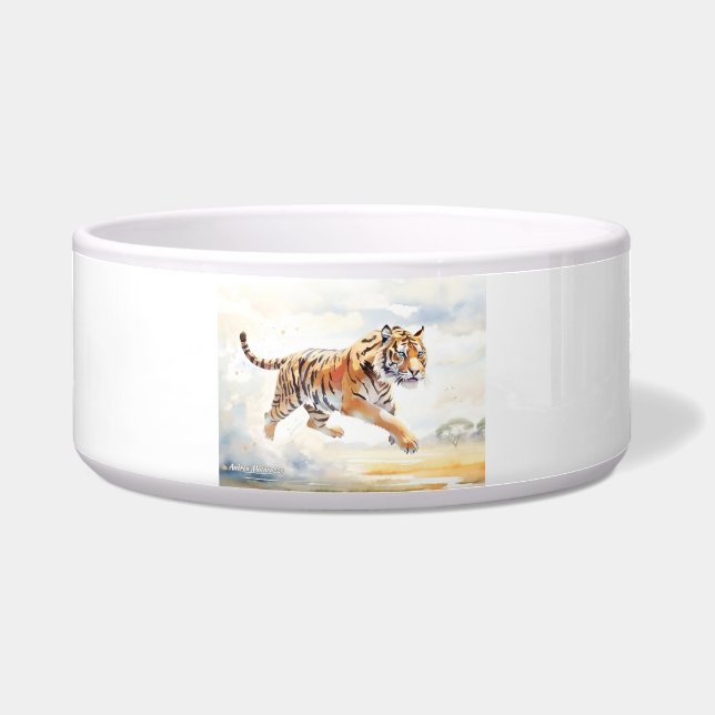 Tigela Tigre em Ação 2 (Frente)
