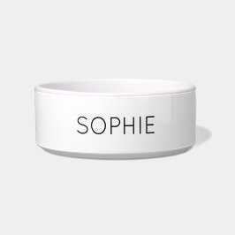 Tigela Tigre Pet Bowl | Nome Personalizado, Cor, Texto