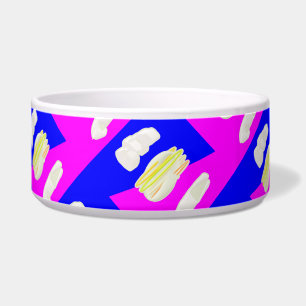 Tigela TINTA abstrato E AZUL REAL