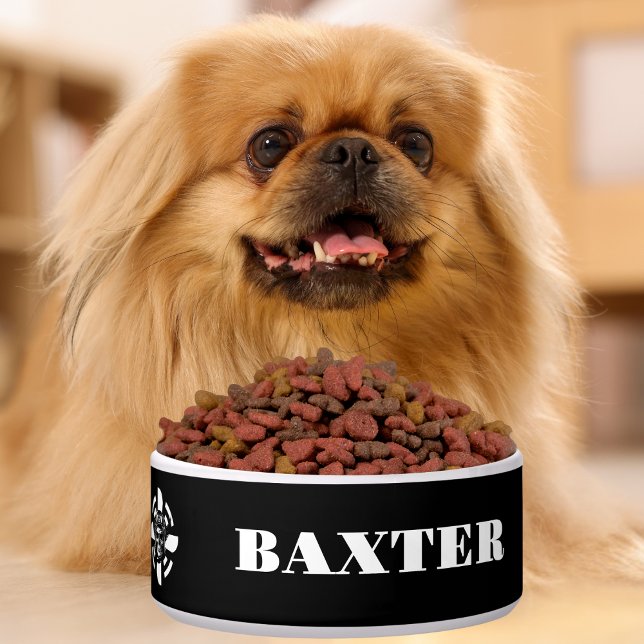 Tigela Tipografia de nome e co-piloto, piloto de crânio e (Criador carregado)