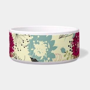 Tigela Tons Retro-Floral Pastel Design