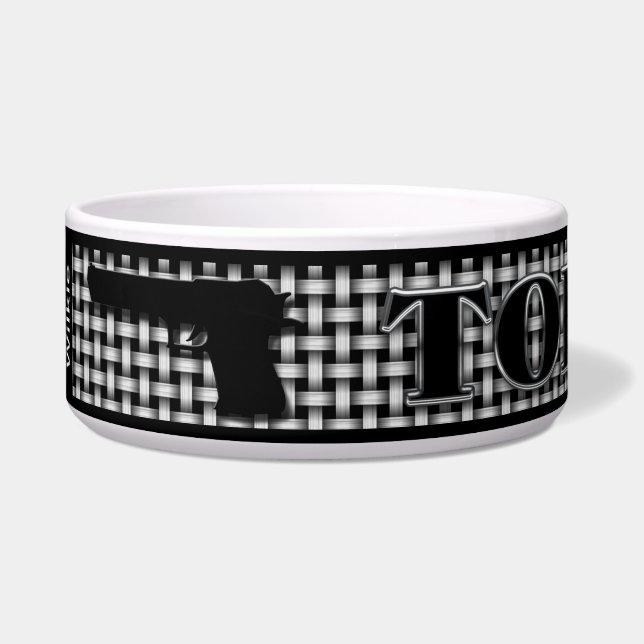 TIGELA TOP DOG BOWL/DISH - ARMAS (Esquerda)