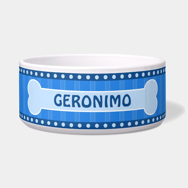 Tigela Torres Azuis-Cons Ossos e Palhetas (Frente)