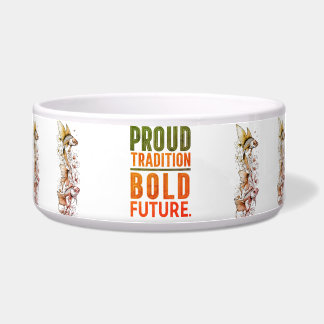 Tigela Tradição Orgulhosa, Design de Futuro Negrito -