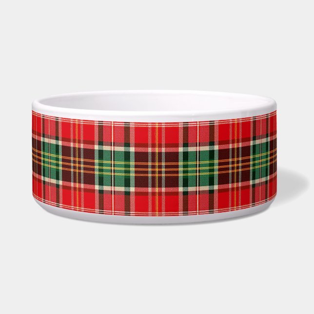 Tigela Traditional Christmas Plaid (Frente)