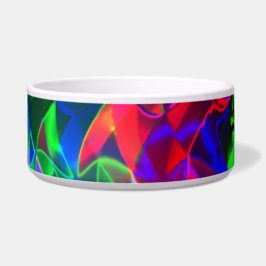 Tigela Triângulos curvos coloridos ou ondulações colorida