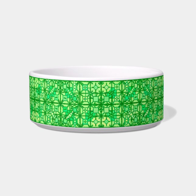 Tigela Tribal Batik - tons verdes (Esquerda)
