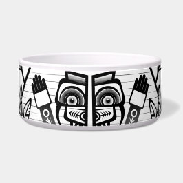 Tigela Tribal Nativo abstrato