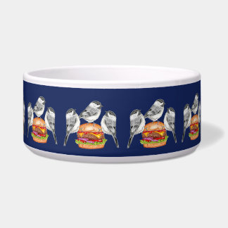 Tigela Trio de Aves Chickadee Cheeseburger