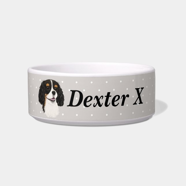 Tigela Triplante personalizado King Charles Spaniel   (Frente)