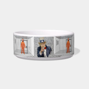 Tigela Trump Prisoner Pet Bowl