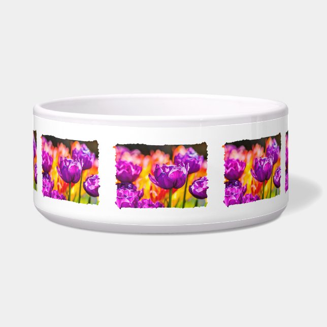 Tigela Tulipas Encantando Roxo (Frente)