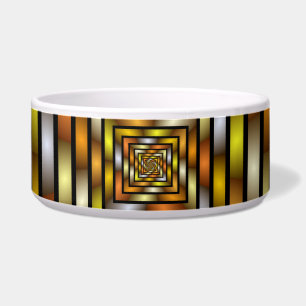 Tigela Túnel Luminoso - Gráfico Fratural Trippy