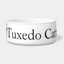 Tuxedo Cat Bowl
