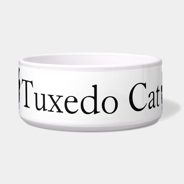 Tigela Tuxedo Cat Bowl (Frente)