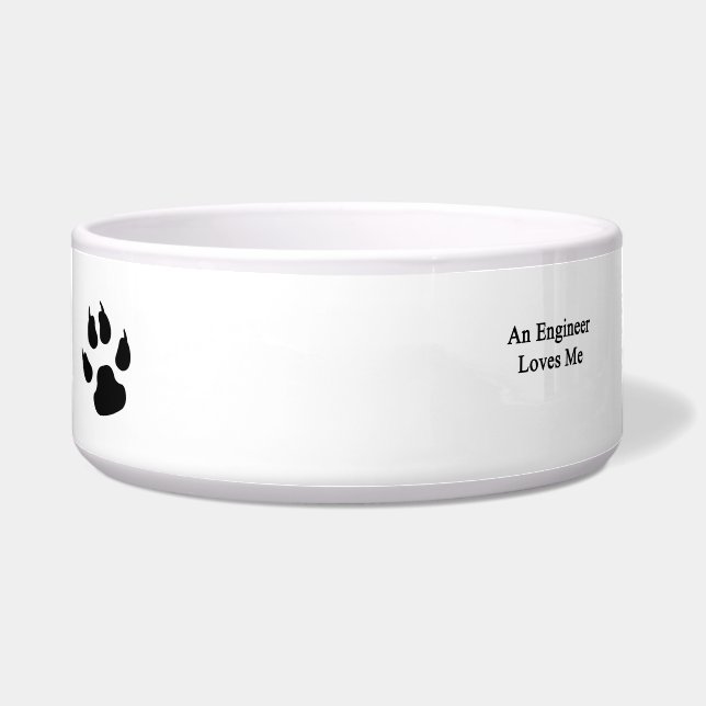 Tigela Um engenheiro ama-me (Frente)