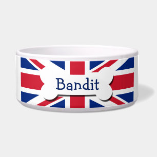 Tigela Union Jack Reino Unido personalizado