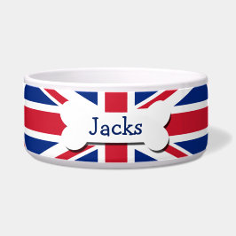 Tigela Union Jack UK Personalizado