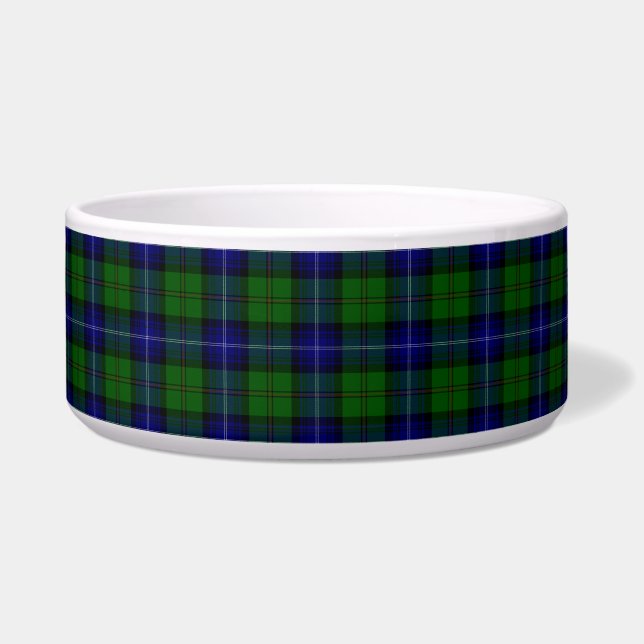 Tigela Urquhart tartan Blue xadrez (Frente)