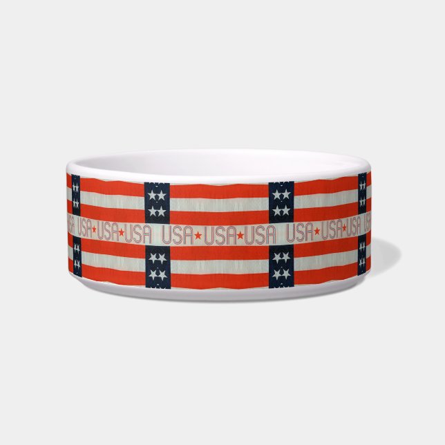 Tigela USA Flag Pet Bowl (Frente)
