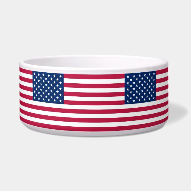 Tigela USA Flag Pet Bowl (Frente)