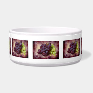 Tigela Uvas Vermelhas E Verdes