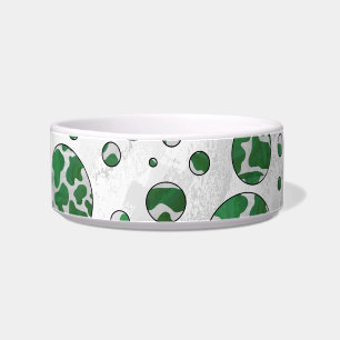 Tigela Vaca pota verde e Impressão branco