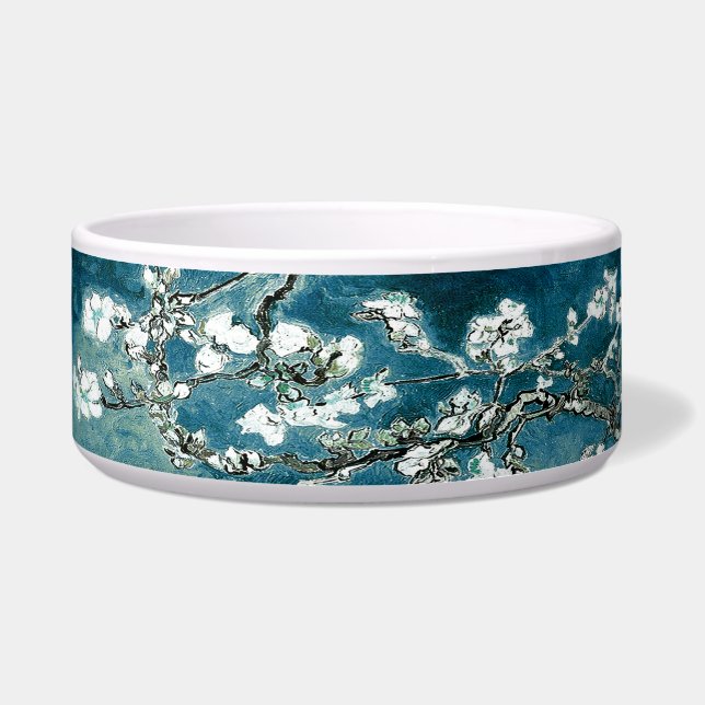 Tigela Van Gogh Almond Blossoms : Teal Escuro (Frente)
