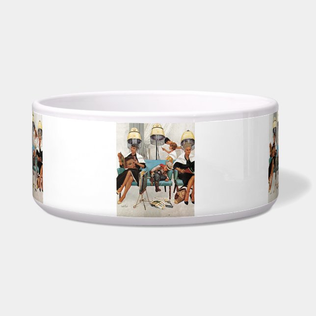 Tigela Vaqueiro adormecido no salão de beleza (Frente)